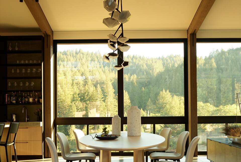 Modern Hilltop Wine-Country Home Surrounded by Forest, close to town - Healdsburg, California