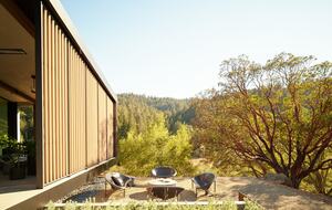 Modern Hilltop Wine-Country Home Surrounded by Forest, close to town