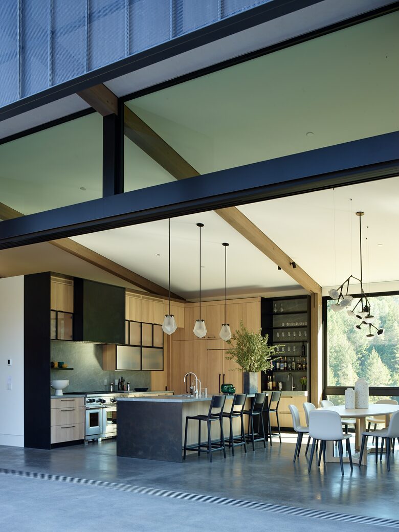 Modern Hilltop Wine-Country Home Surrounded by Forest, close to town - Healdsburg, California