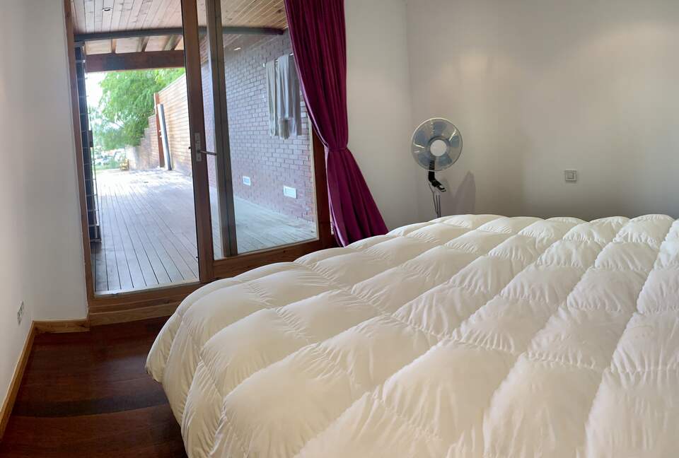 Bedroom, attached to Back Yard