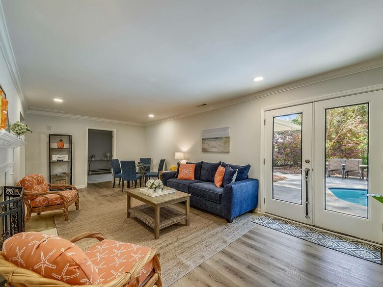 Old Military Road Retreat | Walk to 5th Hole on Harbour Town Golf Links - Hilton Head Island, South Carolina