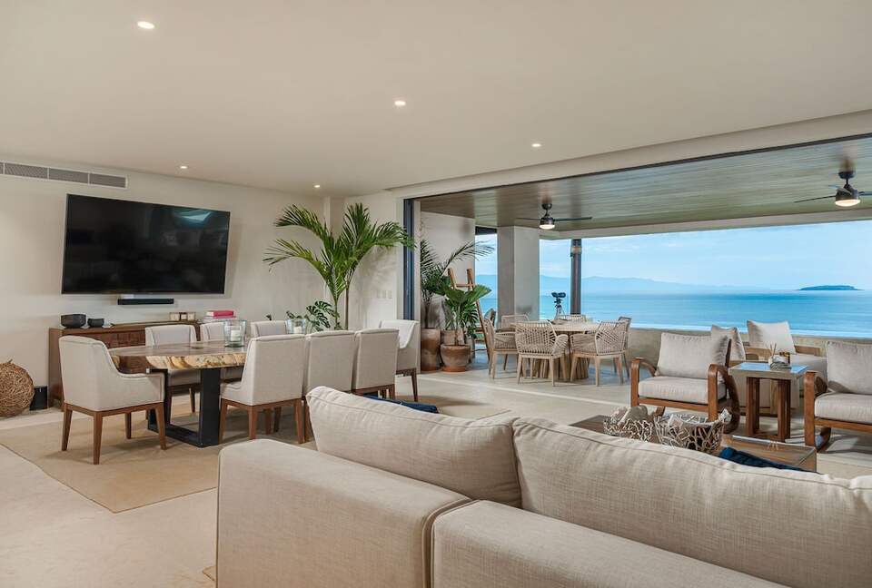 Casa Corpeteña | Unobstructed Pacific and Bay Views | Includes Golf Cart - Valle de Banderas, Mexico