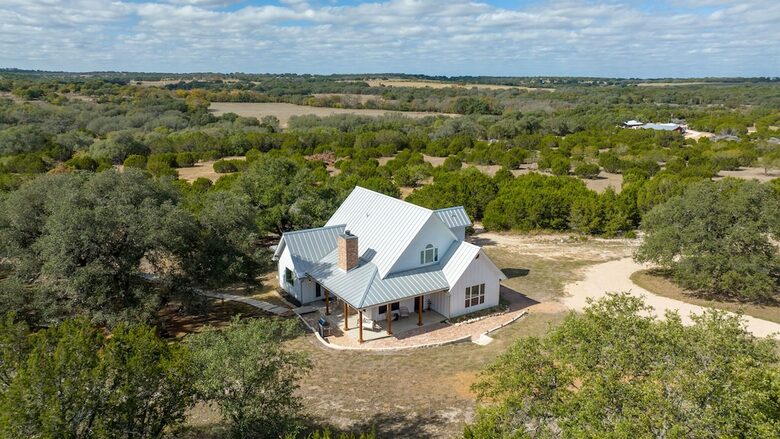 12 Acre Designer Farmhouse | TX Hill Country - Stonewall, Texas