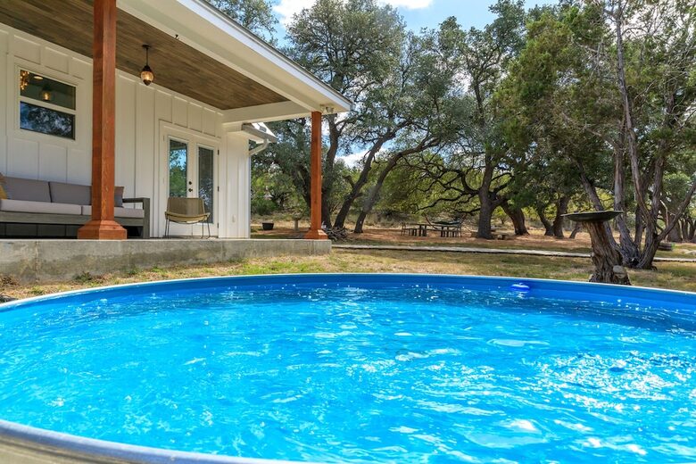 12 Acre Designer Farmhouse | TX Hill Country - Stonewall, Texas