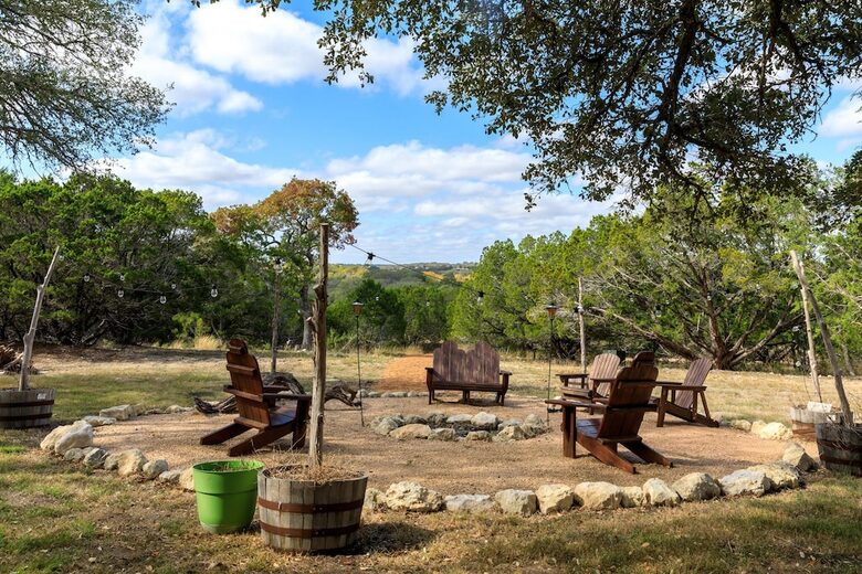 12 Acre Designer Farmhouse | TX Hill Country - Stonewall, Texas