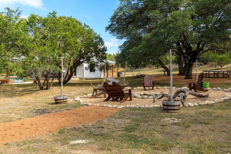 12 Acre Designer Farmhouse | TX Hill Country - Stonewall, Texas