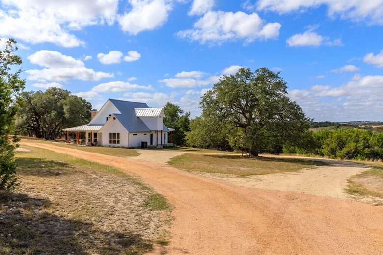 12 Acre Designer Farmhouse | TX Hill Country - Stonewall, Texas