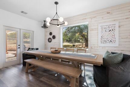 12 Acre Designer Farmhouse | TX Hill Country - Stonewall, Texas