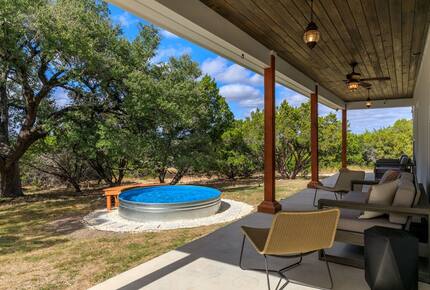 12 Acre Designer Farmhouse | TX Hill Country - Stonewall, Texas