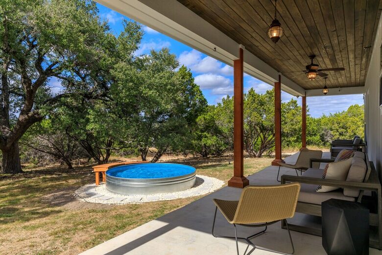 12 Acre Designer Farmhouse | TX Hill Country - Stonewall, Texas