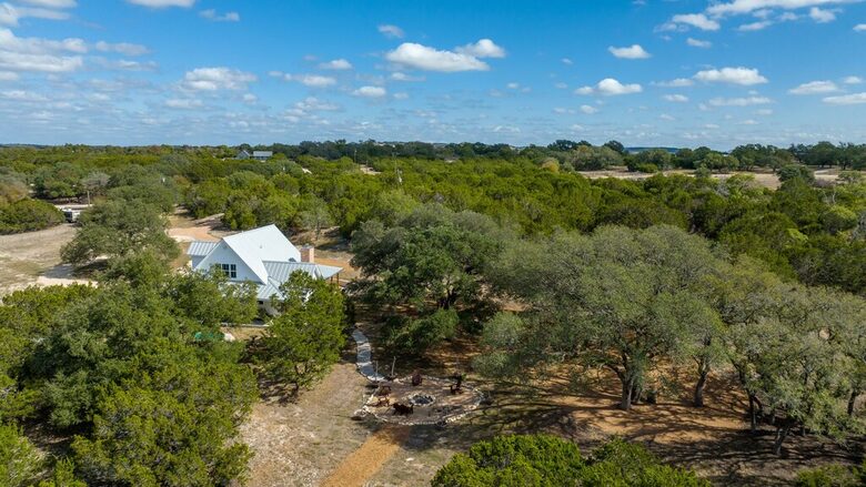 12 Acre Designer Farmhouse | TX Hill Country - Stonewall, Texas