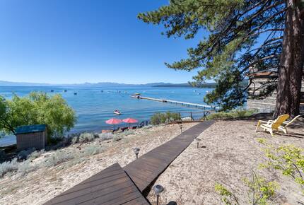 Charming "Old Tahoe" Cabin on a Private Beach - Tahoe Vista, California