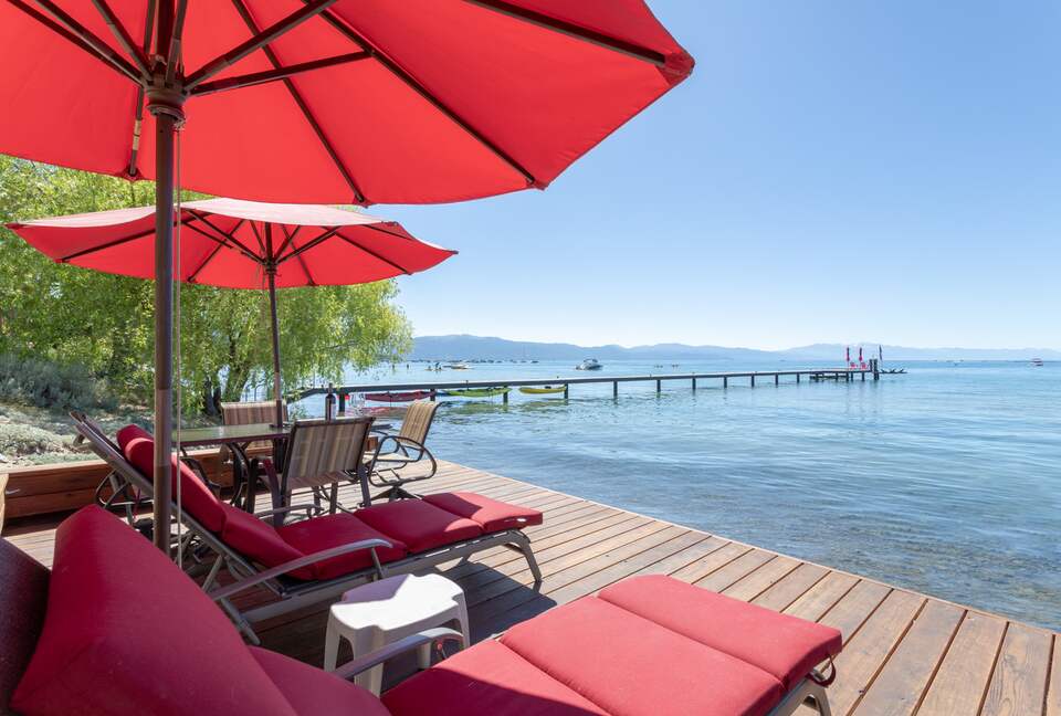 Charming "Old Tahoe" Cabin on a Private Beach - Tahoe Vista, California