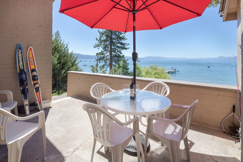 Charming "Old Tahoe" Cabin on a Private Beach - Tahoe Vista, California