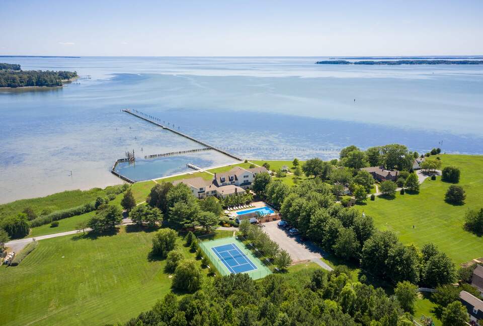 Cedar Cove Retreat | 13 Bedrooms Waterfront Estate with, Pool, Gym, and more - St. Michaels, Maryland