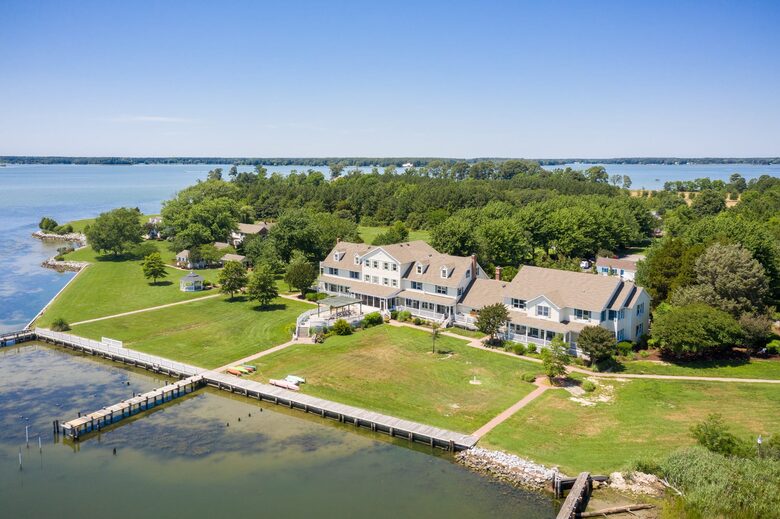 Cedar Cove Retreat | 13 Bedrooms Waterfront Estate with, Pool, Gym, and more - St. Michaels, Maryland
