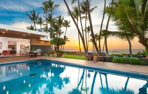 Malulani Villa | Oceanfront with Pool/Spa & Pickleball - Kamuela, Hawaii