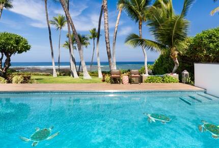 Malulani Villa | Oceanfront with Pool/Spa & Pickleball - Kamuela, Hawaii