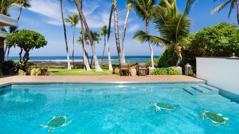 Malulani Villa | Oceanfront with Pool/Spa & Pickleball - Kamuela, Hawaii