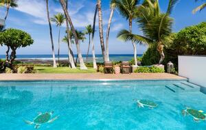 Malulani Villa | Oceanfront with Pool/Spa & Pickleball - Kamuela, Hawaii