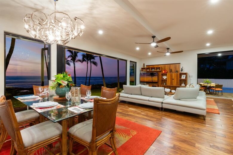 Malulani Villa | Oceanfront with Pool/Spa & Pickleball - Kamuela, Hawaii