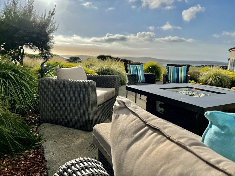 Beach-Ocean-Bay Panoramic View Golf Course Home - Bodega Bay, California