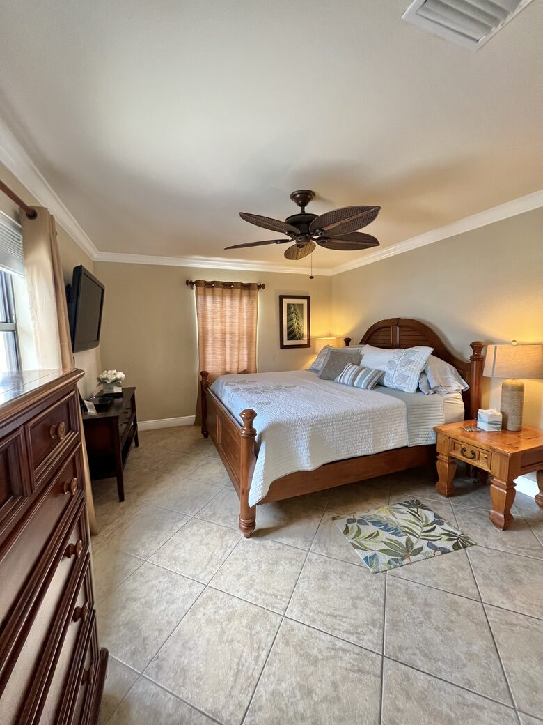 Master with King size bed.