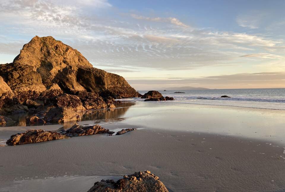 Beach-Ocean-Bay Panoramic View Golf Course Home - Bodega Bay, California