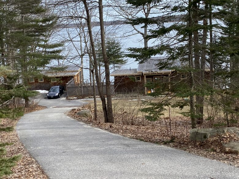 Daybreak Lane in the winter.