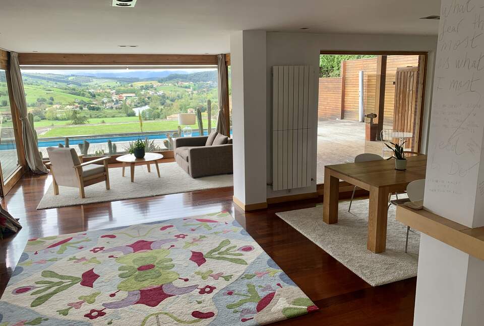 Living and Dining areas