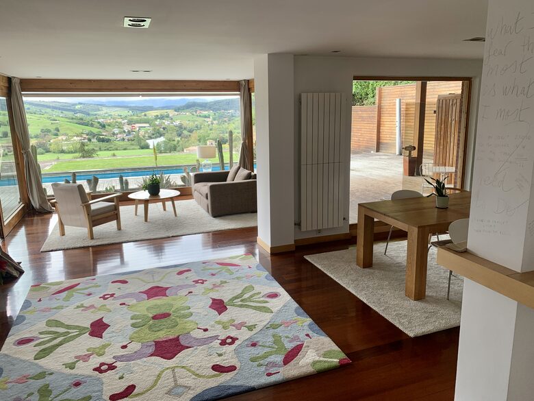 Living and Dining areas