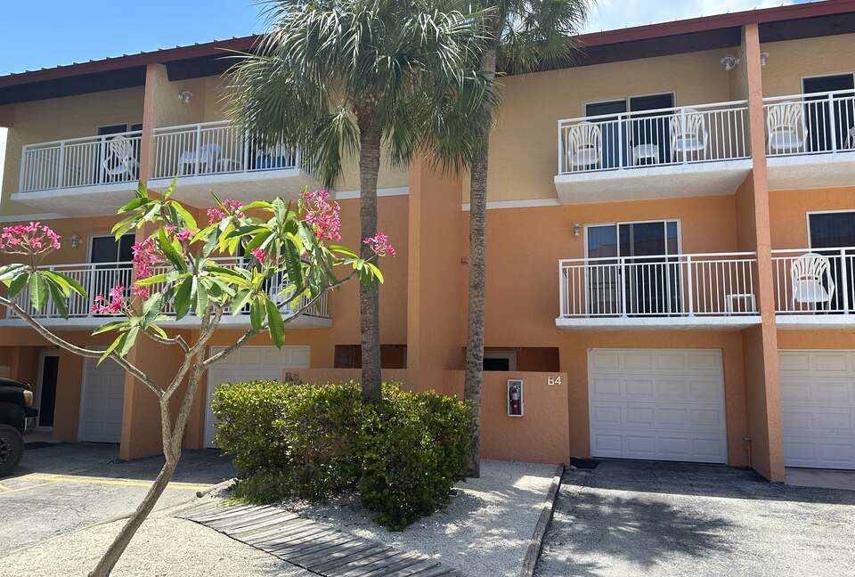 The entries, balconies and garages
