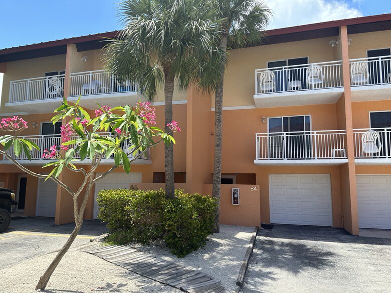 The entries, balconies and garages