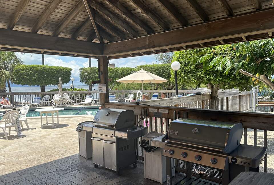 The BBQ's by the pool