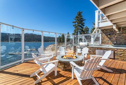 The Point | Lakefront Retreat with private beach and deep water dock - Big Bear Lake, California