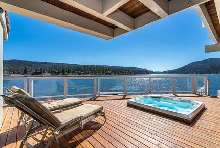 The Point | Lakefront Retreat with private beach and deep water dock - Big Bear Lake, California
