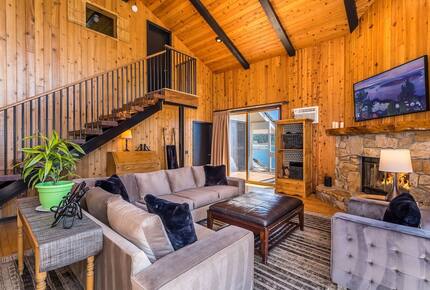 The Point | Lakefront Retreat with private beach and deep water dock - Big Bear Lake, California