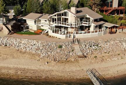 The Point | Lakefront Retreat with private beach and deep water dock - Big Bear Lake, California