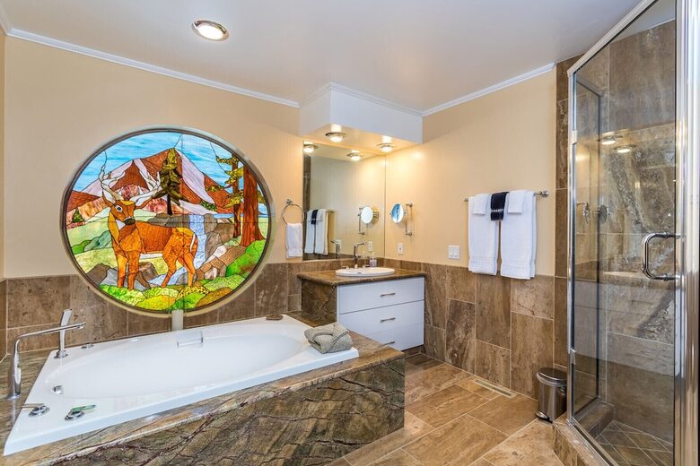 The Point | Lakefront Retreat with private beach and deep water dock - Big Bear Lake, California