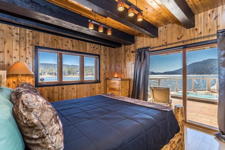 The Point | Lakefront Retreat with private beach and deep water dock - Big Bear Lake, California