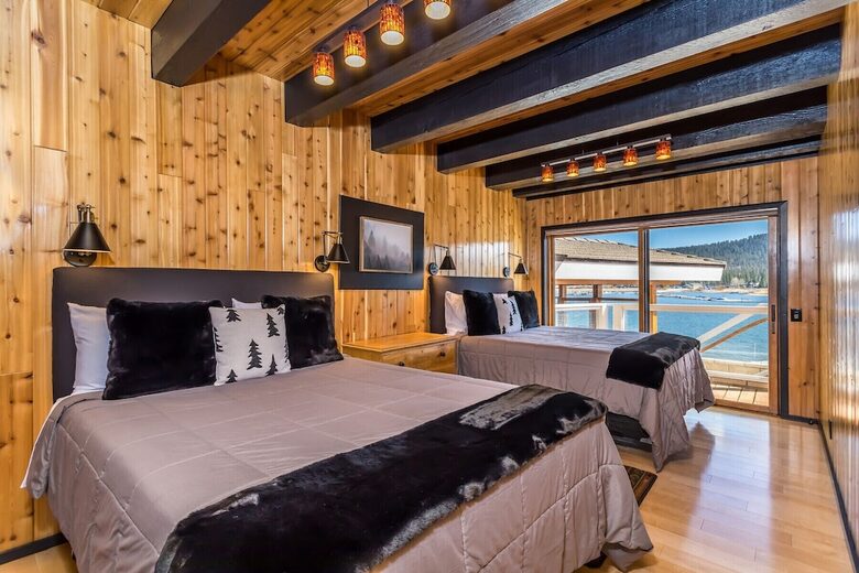 The Point | Lakefront Retreat with private beach and deep water dock - Big Bear Lake, California