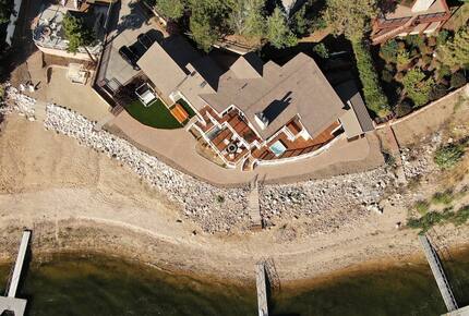 The Point | Lakefront Retreat with private beach and deep water dock - Big Bear Lake, California