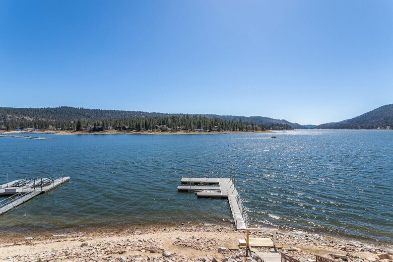 The Point | Lakefront Retreat with private beach and deep water dock - Big Bear Lake, California