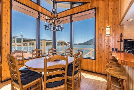 The Point | Lakefront Retreat with private beach and deep water dock - Big Bear Lake, California