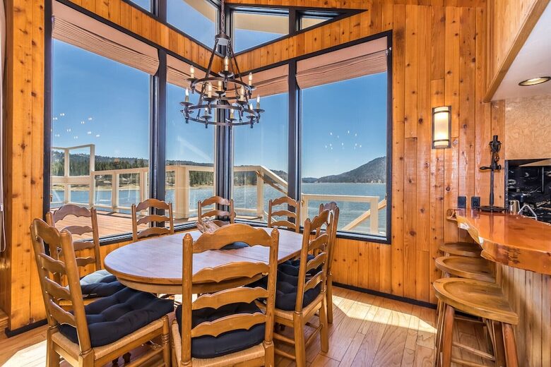 The Point | Lakefront Retreat with private beach and deep water dock - Big Bear Lake, California