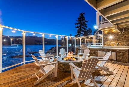 The Point | Lakefront Retreat with private beach and deep water dock - Big Bear Lake, California