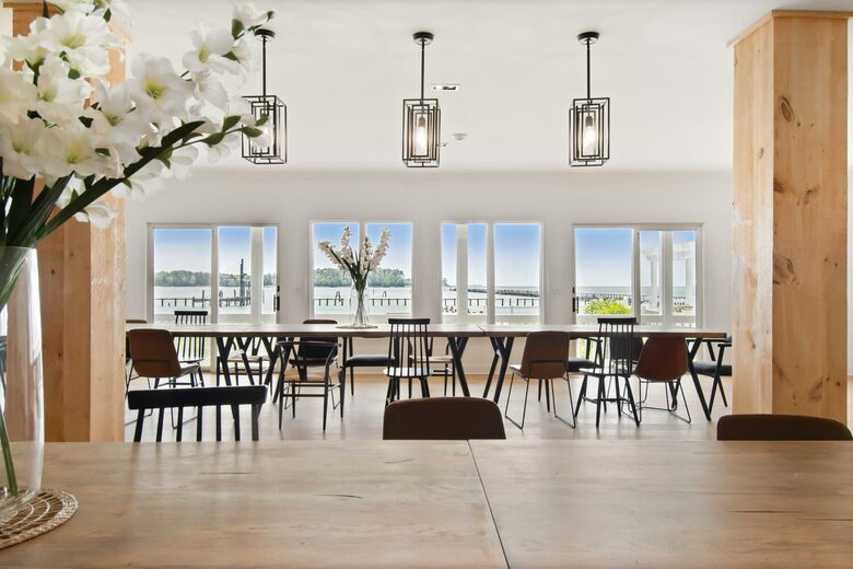 Cedar Cove Retreat | 13 Bedrooms Waterfront Estate with, Pool, Gym, and more - St. Michaels, Maryland