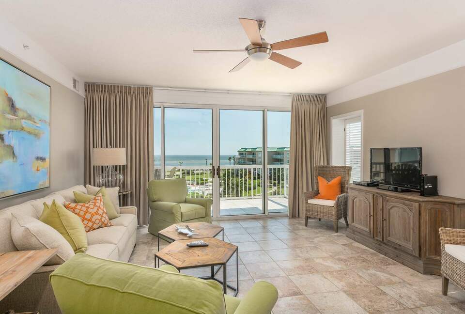 St. Simons Grand #321 | Oceanfront Condo with Balcony, Swimming Pool and Boardwalk to Beach - St Simons, Georgia