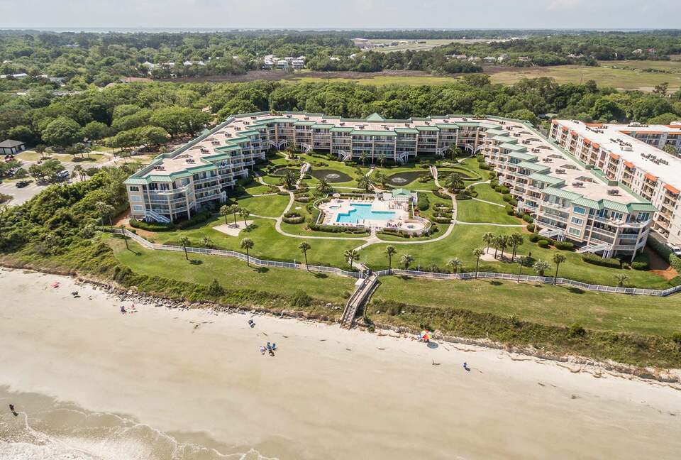 St. Simons Grand #321 | Oceanfront Condo with Balcony, Swimming Pool and Boardwalk to Beach - St Simons, Georgia