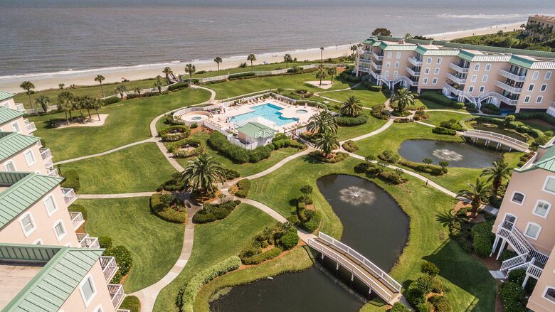 St. Simons Grand #321 | Oceanfront Condo with Balcony, Swimming Pool and Boardwalk to Beach - St Simons, Georgia